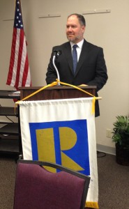 Attorney Brian Rosales engages with the audience during an Ask the Attorney event Thursday, Jan. 9, in Fairfield.