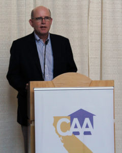 Thomas Scott, PRESIDENT OF CAA, SPEAKS DURING THE ANNUAL MEMBERSHIP MEETING THURSDAY, OCT. 20. 